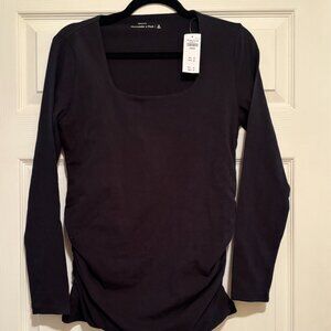 A&F Maternity Top, Black - Size Medium NWT